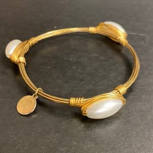 Sincerely Quinley Faux Pearl Wire Bracelet